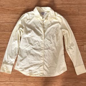 J Crew Button Down Yellow Oxford